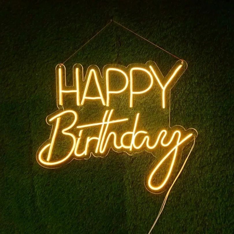 Happy Birthday Neon Sign