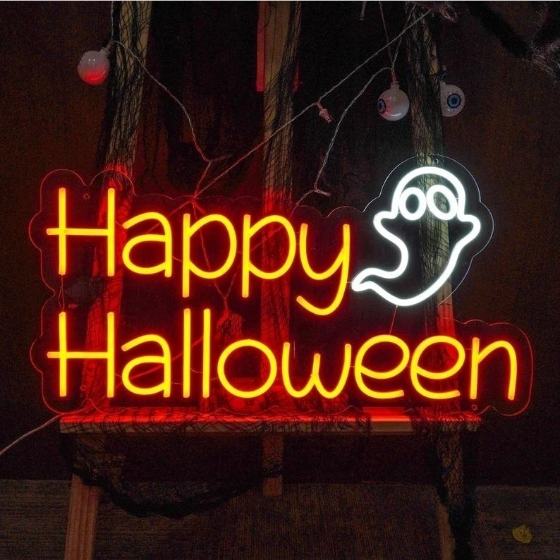 Happy Halloween Neon Sign