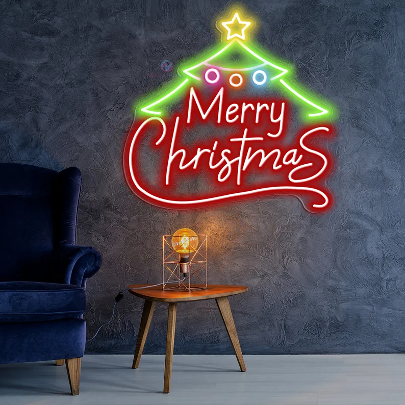 Merry Christmas Neon Sign