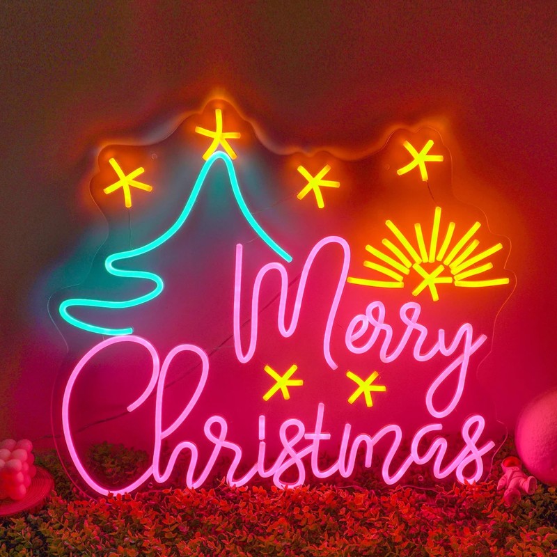 Merry Christmas Neon Sign