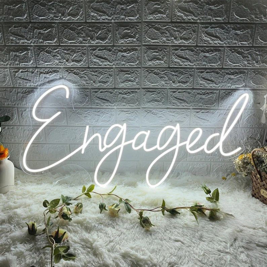 Enaged Wedding Neon Sign