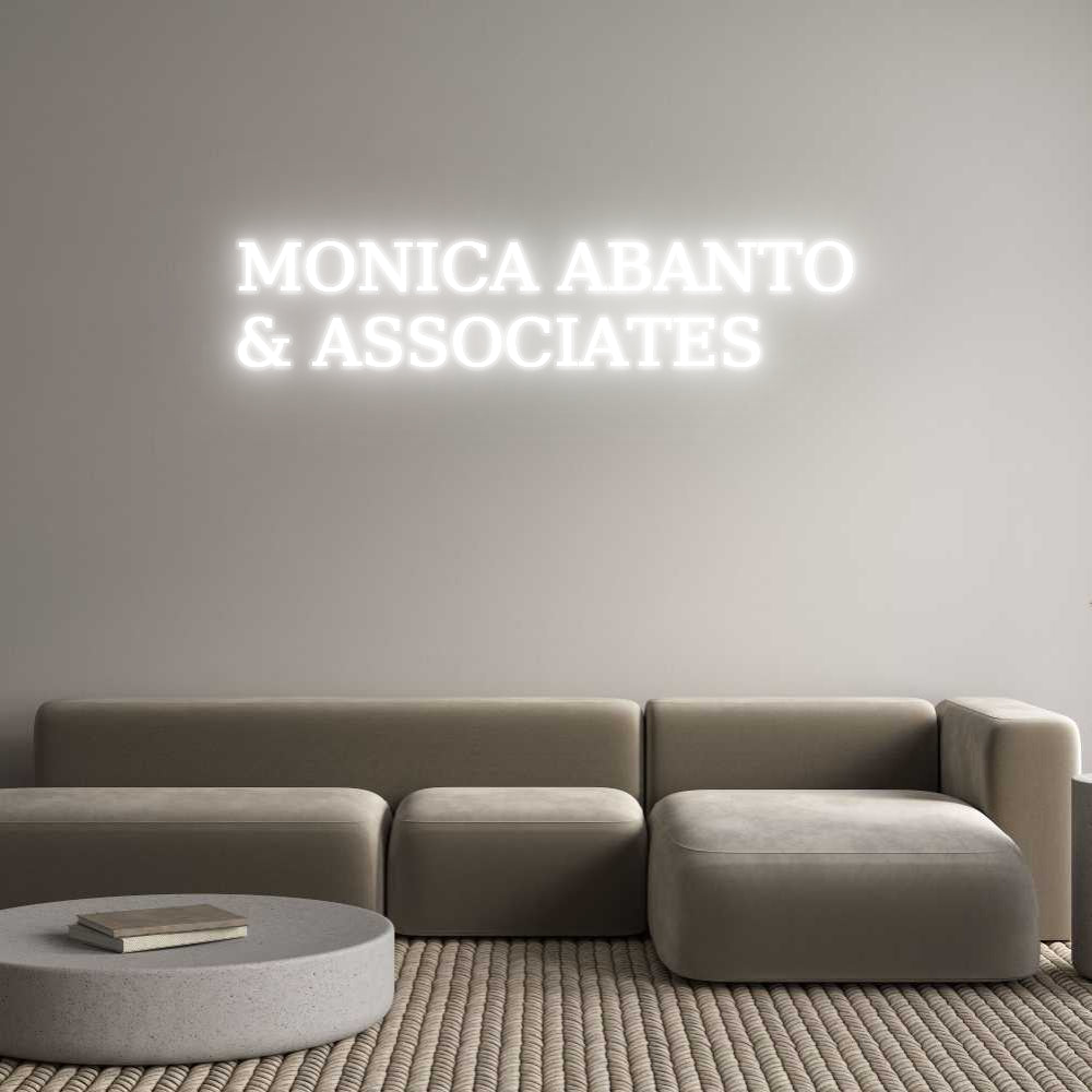 Custom Neon: MONICA ABANTO...