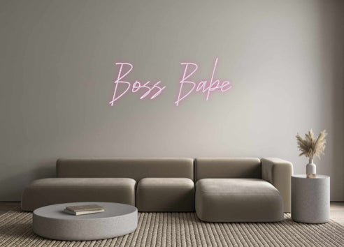 Custom Neon: Boss Babe
