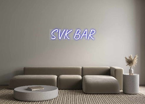 Custom Neon: SVK BAR