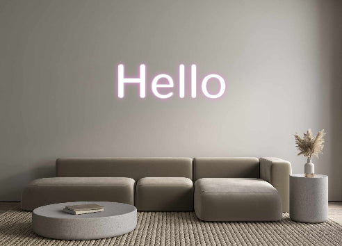 Custom Neon: Hello