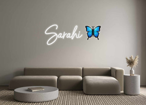Custom Neon: Sarahi 🦋