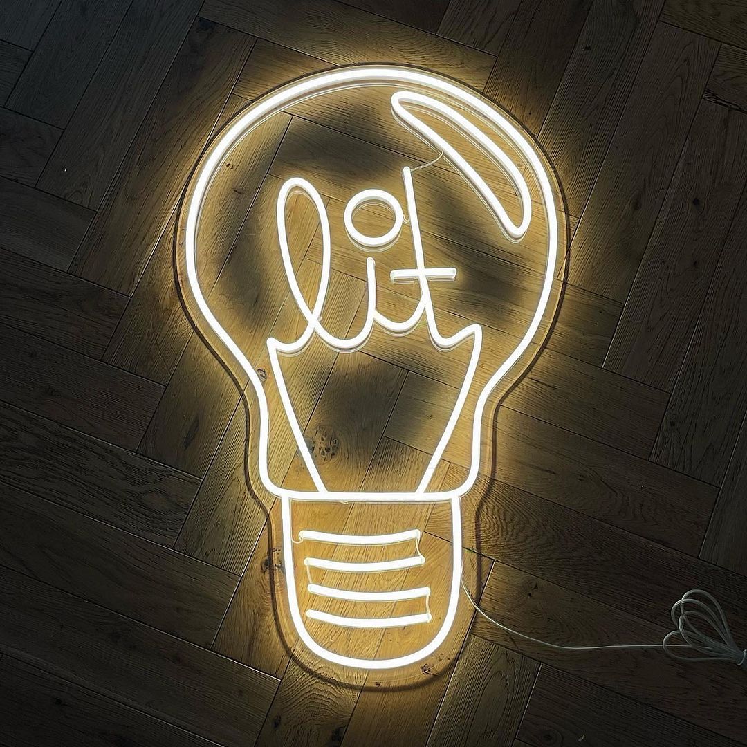 Bulb Light Neon Sign