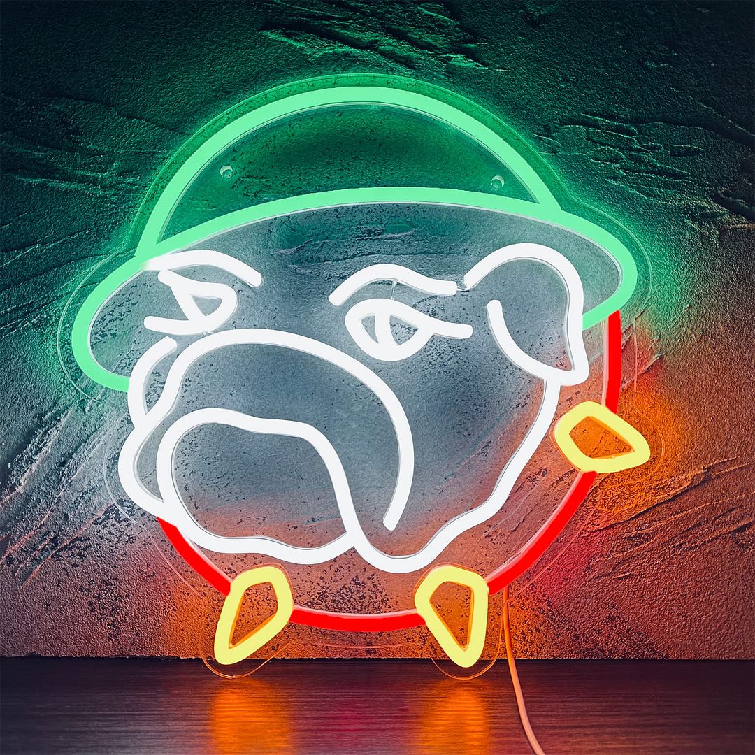 Bulldog Neon Sign