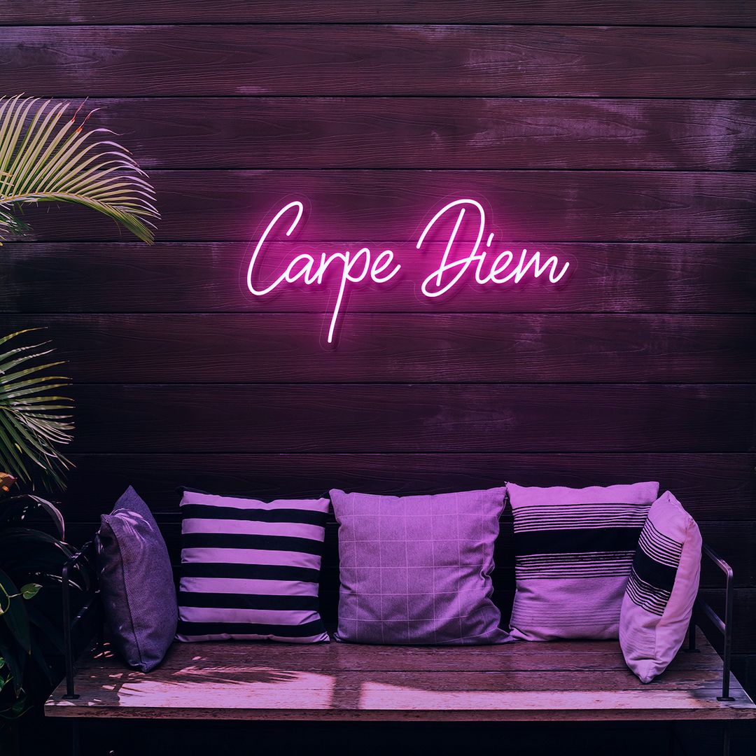 Carpe Diem Neon Sign