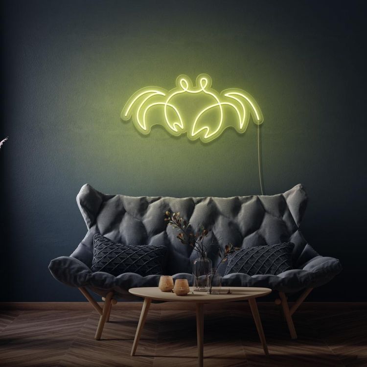 Crab Neon Sign
