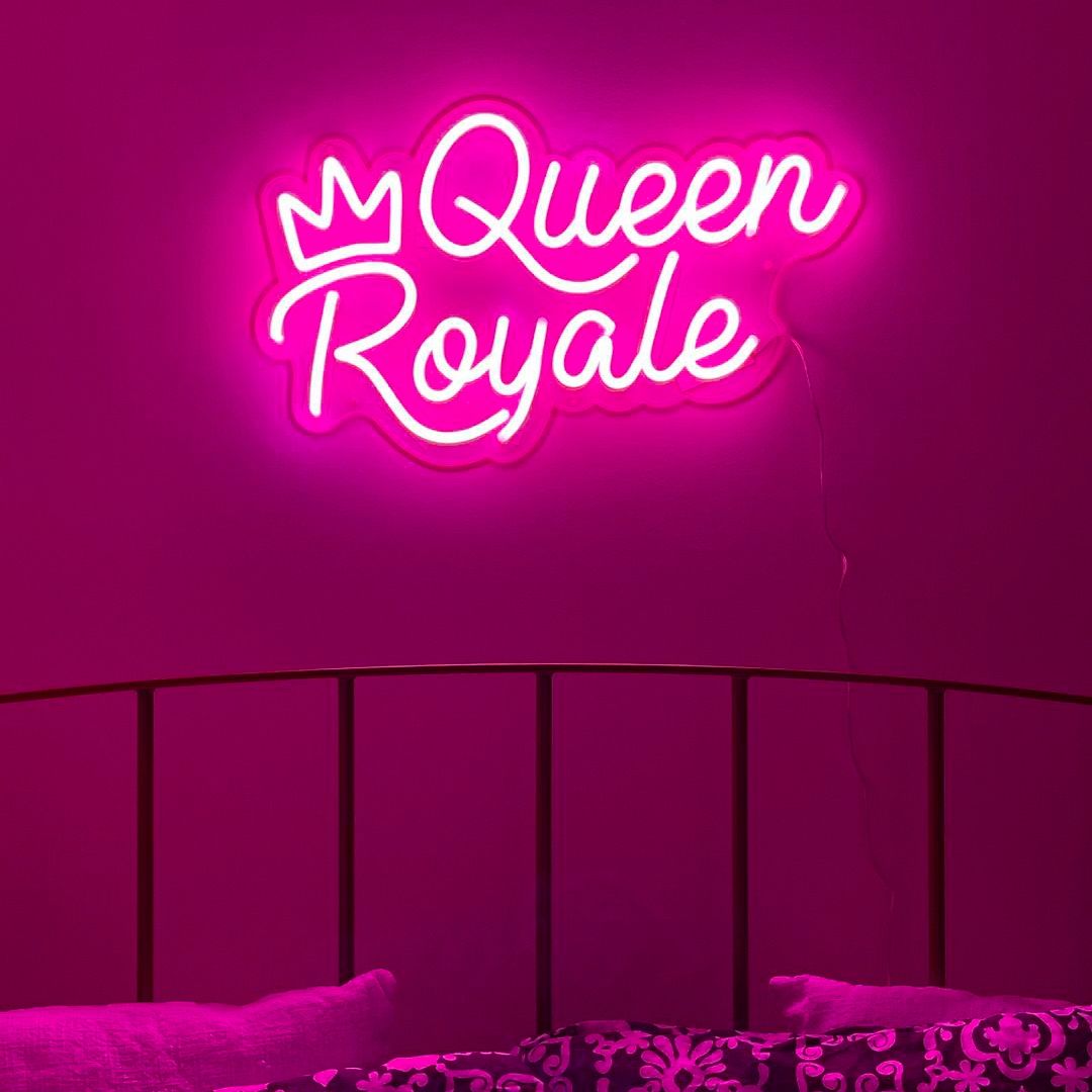 Crown Queen Royale Neon Sign