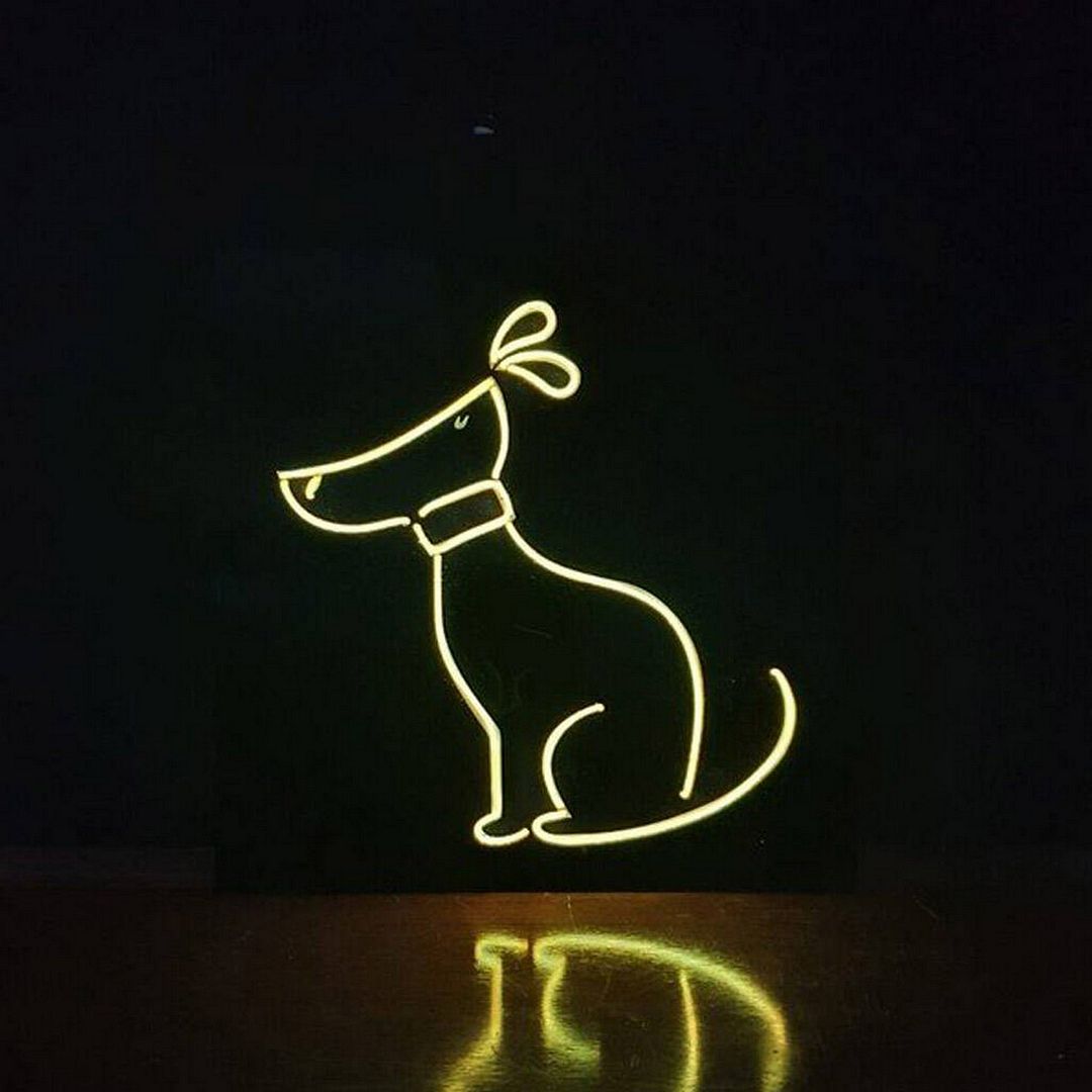 Dog Neon Sign