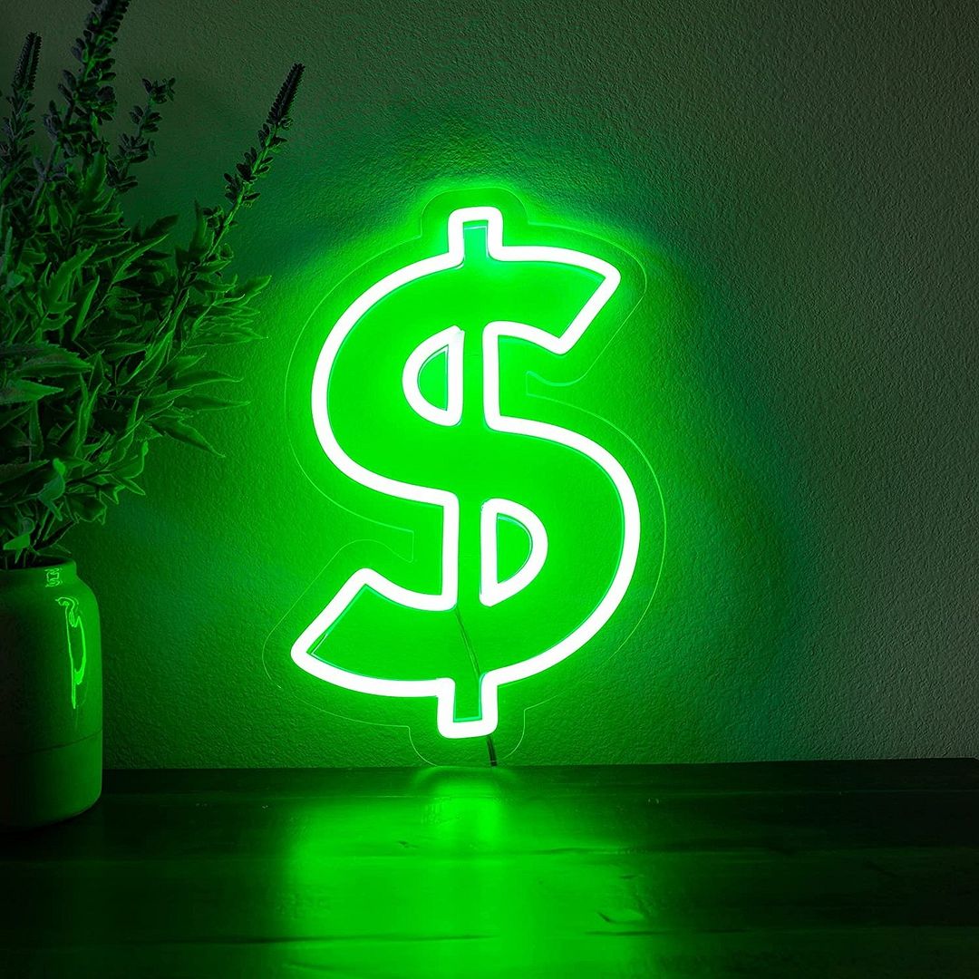 Dollar Neon Sign