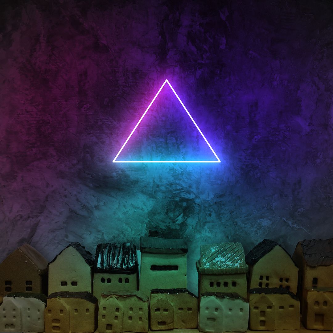 Equilateral Triangle Neon Sign