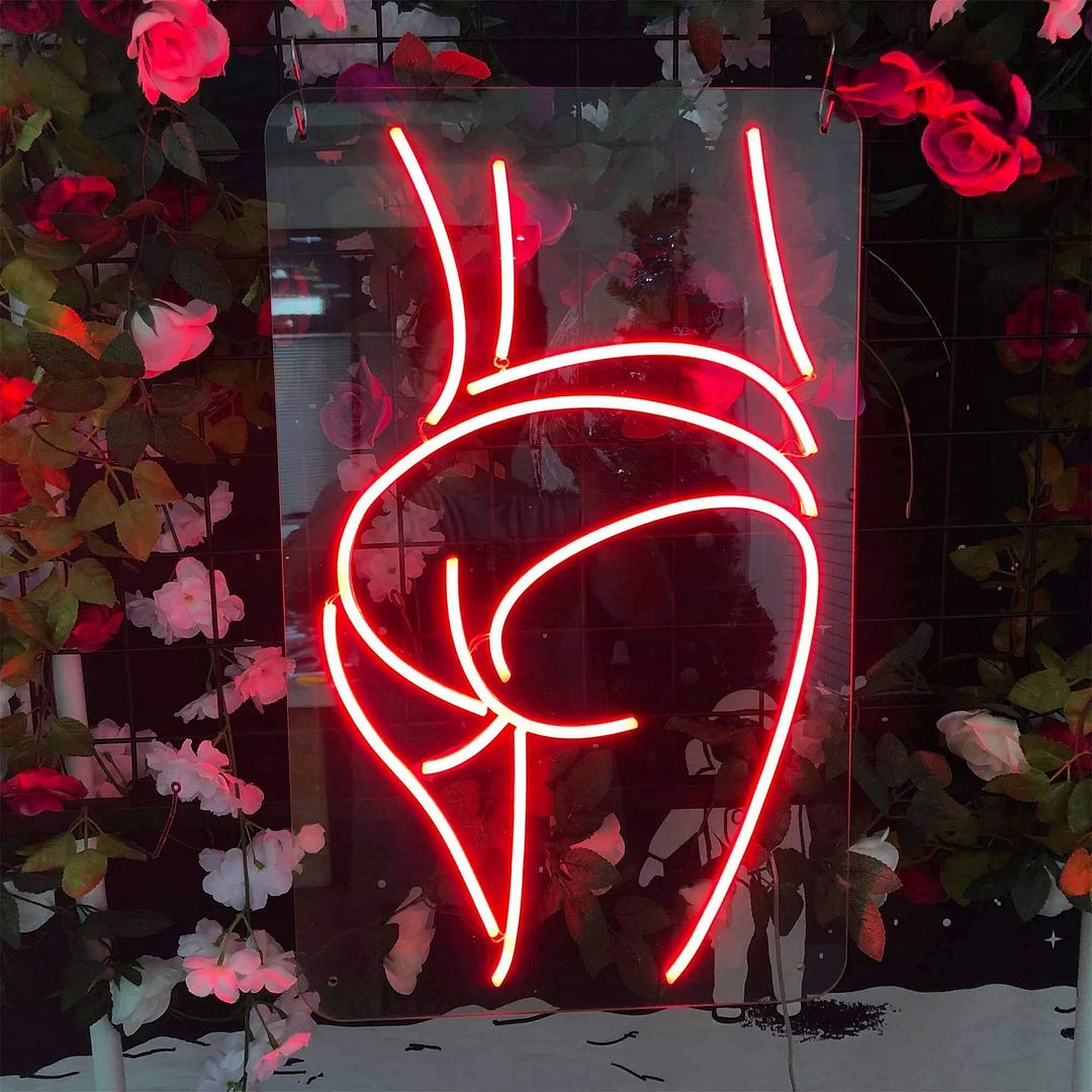 Girl In Underwear Bar Neon Sign