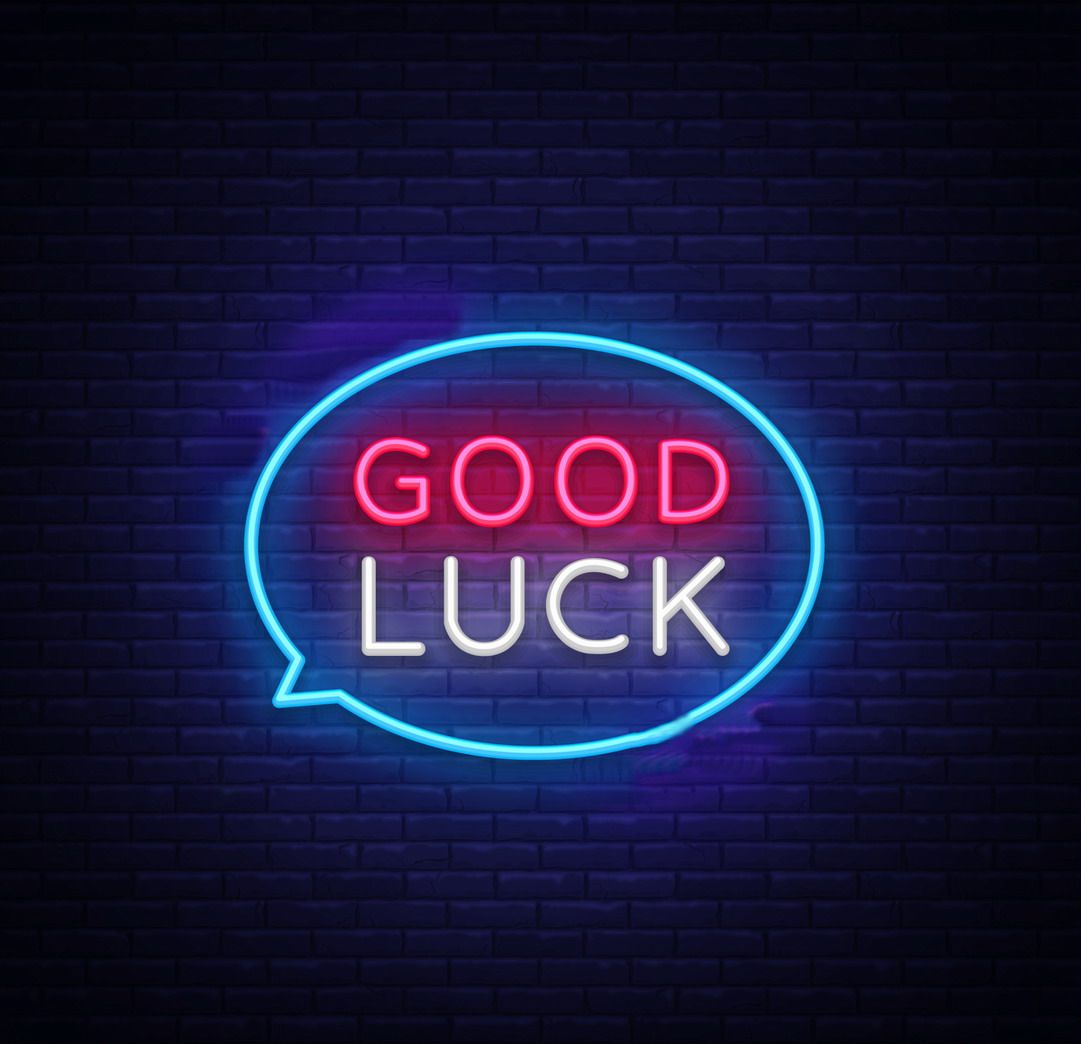 Good Luck Neon Sign