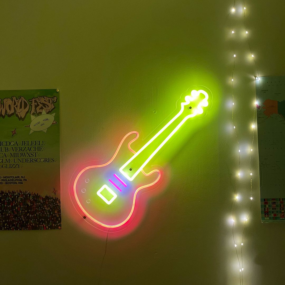 Guitar Neon Sign