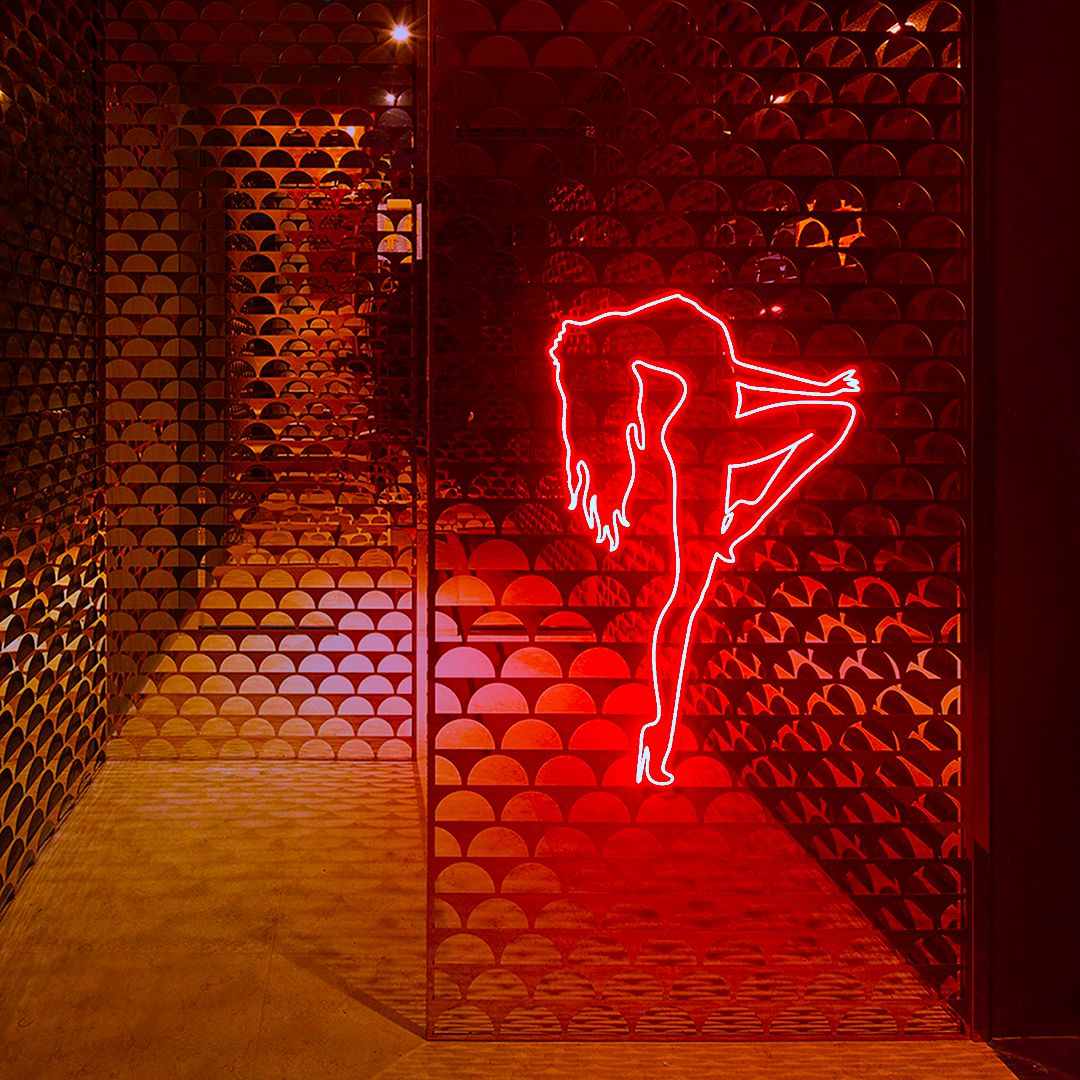 Dancing Woman Neon Sign